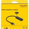 Delock High Speed - Adattatore video - HDMI, micro USB tipo B (solo alimentazione)