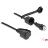 Delock Cavo di rete DeLOCK da spina RJ45 a spina RJ45 Cat.6 STP con tappo di chiusura per esterni IP68 antipolvere e impermeabile