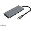 AKASA - Hub USB esterno - USB Tipo-C a 9 in 1