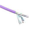 ACT Cavo di installazione solido Cat 6A F/UTP, LSZH, CPR euroclasse ECA, 24AWG, viola 500 metri C6A F/UTP SOLID LSZH ECA 50