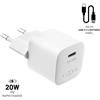 FIXED Fixed | Mini USB-C Travel Charger USB-C/Lightning Cable