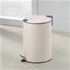 Kela Pattumiera a pedale beige da 12 litri Kela line 10644