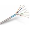 Aisens A136-0281 Bobina di cavo FTP RJ45 Cat.6/ 100m/grigio