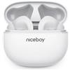 Niceboy HIVE Pins 3 ANC Bianco Cuffie intrauricolari senza fili