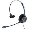 ProXtend Cuffie Cuffia Mono Auricolare Auricolari Call Center Centralino Usb Cablate