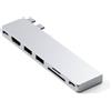 Satechi USB-C Pro Hub Slim Adapter Argento USB-C