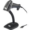 Renkforce LS6300E USB-Kit Barcode-Scanner Kabelgebunden 1D Laser Schwarz Hand-Scanner USB (LS6300E)