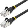 StarTech.com Cavo Ethernet CAT 6a - 10m - Nero - Cavo di rete LAN Low Smoke Zero Halogen (LSZH) - 10GbE 500MHz 100W PoE++ - Filo/Cavo patch schermato S/FTP con spinotto RJ45 antigroviglio e rilievi di trazione