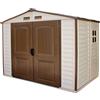 DURAMAX Casa da giardino Duramax STOREALL 3,9 m² + costruzione del pavimento (modello 30115 8x6´)