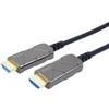 PREMIUMCORD Cavo in fibra ottica HDMI 2.1 ad altissima velocità 8K@60Hz, placcato oro 10 m (kphdm21x10)
