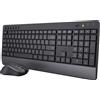 TRUST Trust Tastiera Trezo Mouse incluso Universale RF senza fili QWERTZ Tedesco Nero