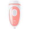 Braun Dispositivo per la depilazione laser e luce pulsata intensa rosa/bianca Braun PL1000