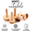 Tuuli GmbH tuuli Maderotherapy set di legno massaggiatore svedese tazza cellulite dispositivo di drenaggio linfatico