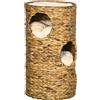 PawHut Tiragraffi a forma di cilindro, altezza 73 cm, torre per gatti a 3 livelli, tiragraffi