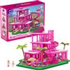 Barbie MEGA Barbie film di costruzione per adulti, replica della villa dei sogni con 1.795 pezzi, piccole bambole Barbie e Ken e accessori, per collezionisti