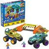 MEGA Hot Wheels Monster Trucks Mega-Wrex Osso Crash Stunt Track