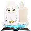 Soxo Grande borsa dell'acqua calda da 1,8 litri HARRY POTTER by SOXO - borsa dell'acqua calda in gomma, borsa dell'acqua calda con coperchio, regalo per ragazze