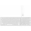Satechi STC0132A Tastiera Estesa in Alluminio con Cavo USB Layout USA Silver