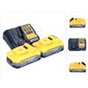 DEWALT Akku-Kit (2x 18V/5Ah PS plus DCB1104)
