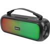 TDR Altoparlante Bluetooth STREETZ, 30 W, LED arcobaleno - Nero