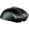 MSI Clutch GM51 - Mouse - destrorso - ottico - 6 pulsanti - wireless, cablato - Bluetooth, 2,4 GHz - senza fili