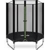 VirtuFit Trampolino per bambini VirtuFit 140 cm con rete di sicurezza Nero