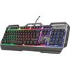 Trust GXT 856 Torac Tastiera USB QWERTY Inglese US Nero