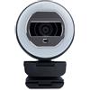 Wortmann AG TERRA Webcam Halo mit LED-Lichtkranz (C1868pro) und Privatschieber Full-HD, Auto Focus, Stereo Mic, Privacy Slider