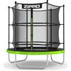 Zipro Trampolino ZIPRO Jump Pro IN | 6FT Ø 183 cm | Trampolino da giardino per bambini, set completo con rete interna, copertura perimetrale, per esterni, verde