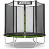 Zipro Trampolino ZIPRO Jump Pro Out | 6FT Ø 183 cm | Trampolino da giardino per bambini, set completo con rete di protezione, copertura per il bordo, per esterni, verde