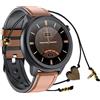 MaxCom FW46 Xenon Smartwatch Nero 1.3" TFT Touchscreen Cardiofrequenzimetro Cinturino Pelle