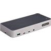 StarTech.com Docking station USB-C a tre monitor - Dock USB-C HDMI/DP triplo 4k - Hub USB 5x - GbE - 100W PD - Docking station universale multi monitor - Compatibile con Thunderbolt 3/4 (116E-USBC-DOCK) - Dockingstation - USB-C - 1GbE