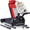 AREBOS Martinetto idraulico di manovra 3 t | 130-508 mm, rulli 360°