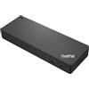 Lenovo ThinkPad Thunderbolt 4 WorkStation Dock - Docking station - Thunderbolt 4 - HDMI, 2 x DP, Thunderbolt - 1GbE - 30