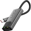 LinQ Adattatore da USB 2.0 a RJ45 rosso Linq Byelements LQ48023