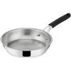 Lagostina Padella 28 cm Acciaio Inox 18/10 Grigio 012896040128