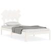vidaXL Letto in legno massiccio senza materasso bianco 90x200 cm in legno di pino