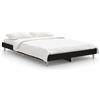 vidaXL Struttura del letto nera 120x190 cm in materiale ligneo