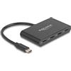 DELOCK USB 3.2 Gen 2 USB Type-C Hub mit 4 x USB Type-C Bu.