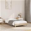 vidaXL Struttura letto senza materasso rovere Sonoma 75x190 cm materiale a base di legno