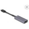 Delock - Netzwerkadapter - USB-C 3,2 Gen 1 - 2,5GBase-T x 1 - Anthrazit (66248)