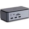 Lindy DST-Pro USB4, docking station USB-C per computer portatili