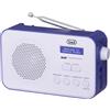 Trevi DAB7F92 Radio Portatile Digitale Blu Bianco