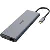 Akasa AK-CBCA28-18BK docking station per laptop e replicatore di porte Wired USB 3.2 Gen 1 (3.1 Gen 1) Type-C Nero - Grigio (AK-CBCA28-18BK)