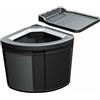 Franke Pivot 34 L 2 cestello/i Nero, Grigio