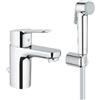 Grohe BauEdge - Miscelatore per lavabo con doccia bidet, cromo 23757000