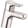 KLUDI PURE&EASY Mitigeur monocommandé pour lavabo, hauteur de bec 60mm, sans garniture d'écoulement, chrome, 373870565, 373870565