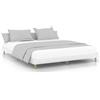 vidaXL Struttura letto bianca 140x200 cm in materiale ligneo
