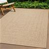 Teppich-Traum Tappeto moderno per interni ed esterni in juta Dimensioni - 120 x 170 cm