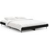vidaXL Telaio letto nero 140x190 cm in legno